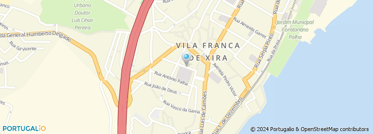 Mapa de Rua António Maria Eugénio D Almeida
