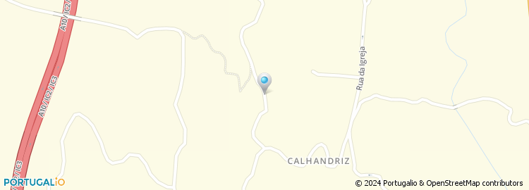 Mapa de Rua Calouste Gulbenkian