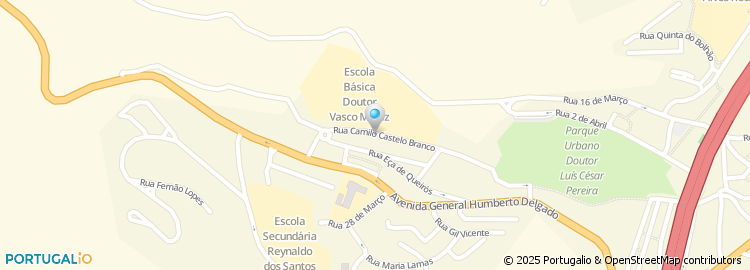 Mapa de Rua Camilo Castelo Branco