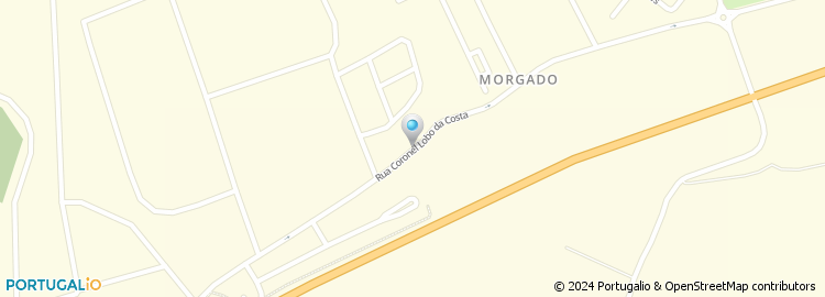 Mapa de Rua Coronel Lobo da Costa