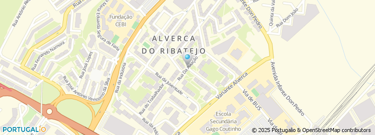 Mapa de Rua da Aviação