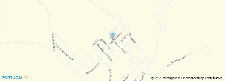 Mapa de Rua da Estrela