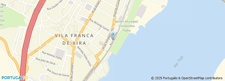 Mapa de Rua da Praia