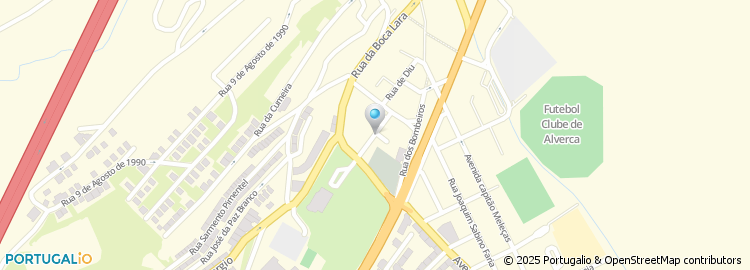 Mapa de Rua da Salema