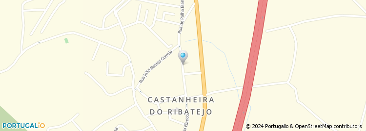 Mapa de Rua de Palha Blanco