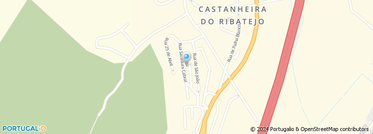 Mapa de Rua do Olival de São João