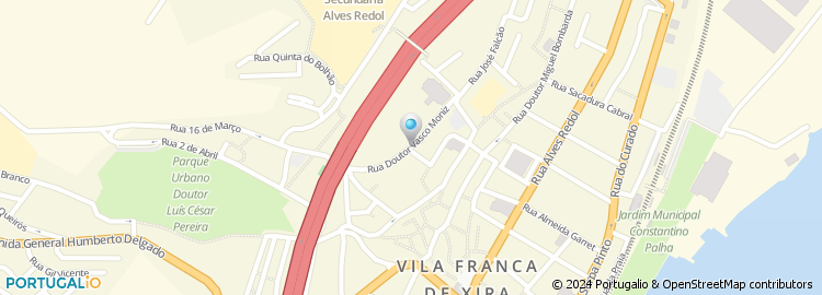 Mapa de Rua Doutor Vasco Moniz