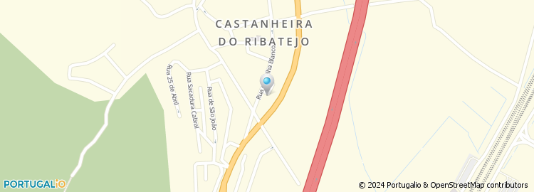 Mapa de Rua Fernando António Artilheiro