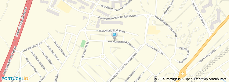 Mapa de Rua Francisco Sá Carneiro