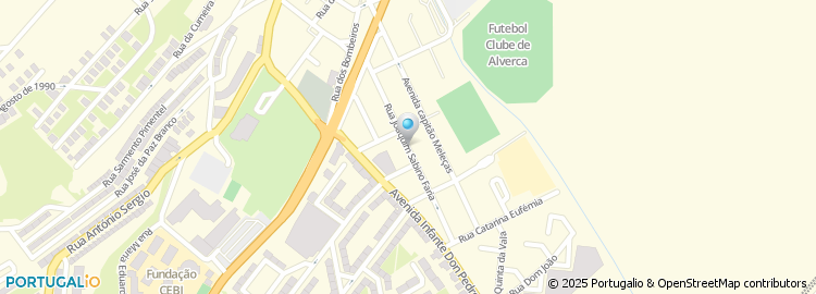 Mapa de Rua Joaquim Sabino Faria