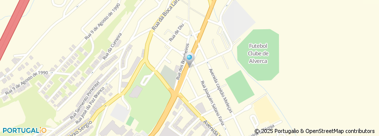 Mapa de Rua José de Sousa Nazareth