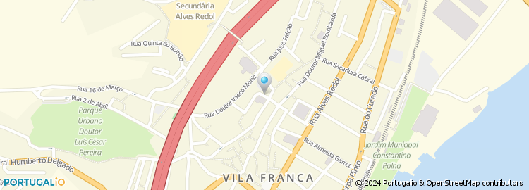 Mapa de Rua José Maria Ferreira Delgado