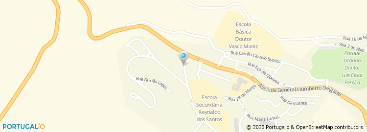 Mapa de Rua Pedro Nunes