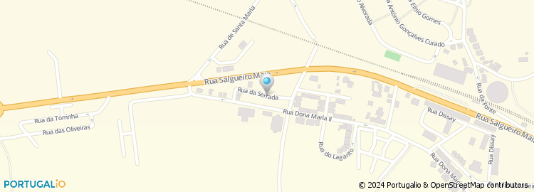 Mapa de Rua da Serrada