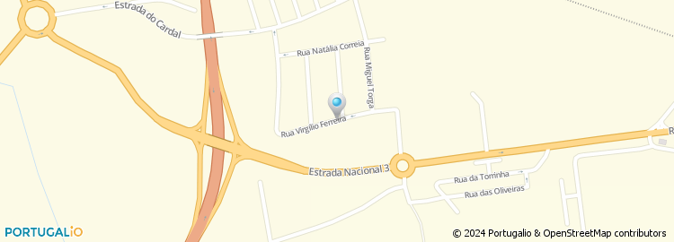 Mapa de Rua Vergilio Ferreira