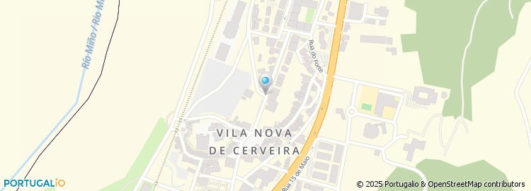 Mapa de Rua 1º de Outubro