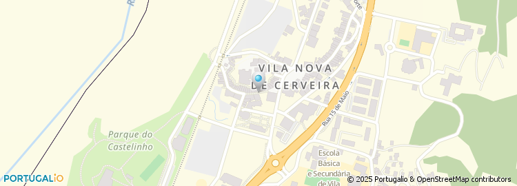 Mapa de Estrada Nacional 13