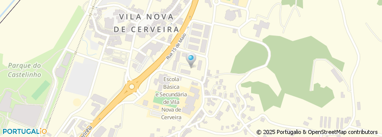 Mapa de Rua da Calçada da Gávea