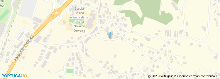 Mapa de Rua Outeiro do Rio Frio