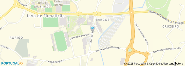 Mapa de Alameda dos Bargos