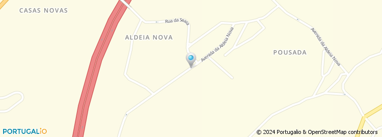 Mapa de Avenida da Aldeia Nova