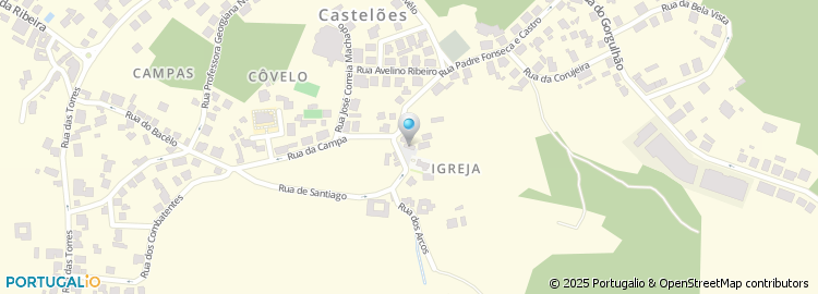 Mapa de Largo Igreja