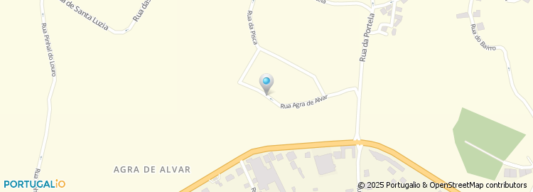 Mapa de Rua Agra de Alvar