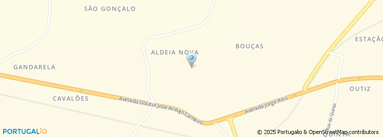 Mapa de Rua Aldeia Nova