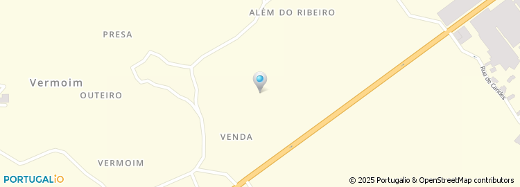 Mapa de Rua Além do Ribeiro