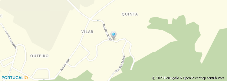 Mapa de Rua Alto de Vilar