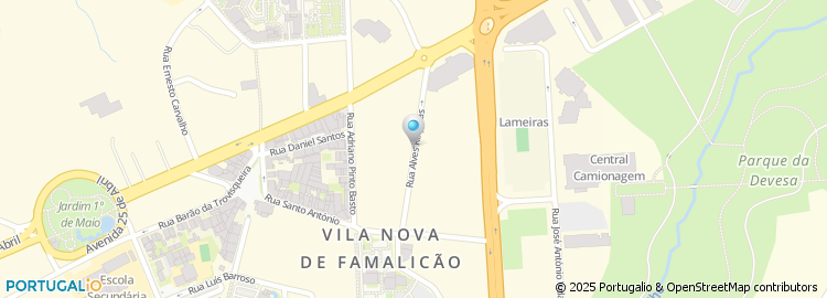 Mapa de Rua Alves Roçadas