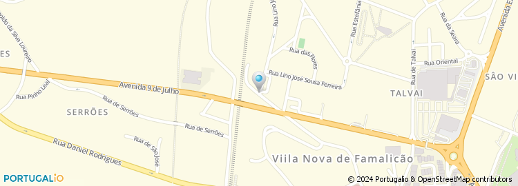 Mapa de Rua António Dias Costa