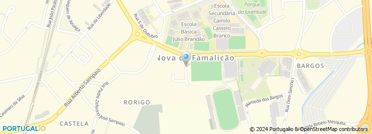 Mapa de Rua António Ferreira Magalhães