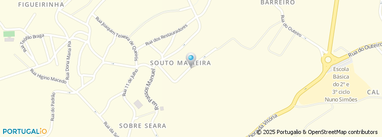 Mapa de Rua António Joaquim de Sousa Veloso