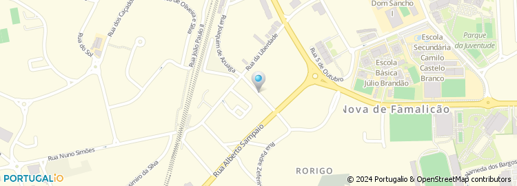 Mapa de Rua António Machado