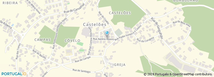 Mapa de Rua Avelino Ribeiro