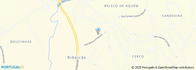 Mapa de Rua Beleco de Aquém