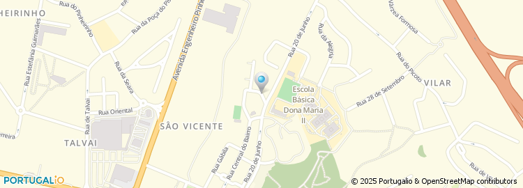 Mapa de Rua Bernardo Fonseca e Castro