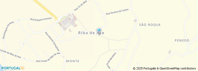 Mapa de Rua Camilo Castelo Branco