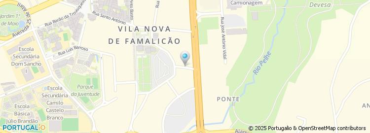 Mapa de Rua Capitão Manuel Carvalho