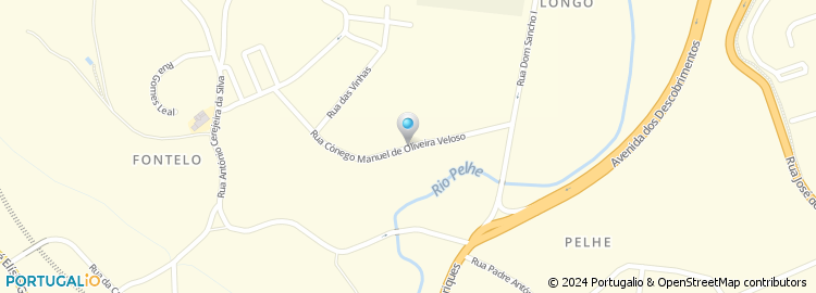 Mapa de Rua Cónego Manuel Oliveira Veloso