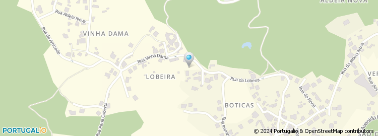 Mapa de Rua Cova da Lobeira