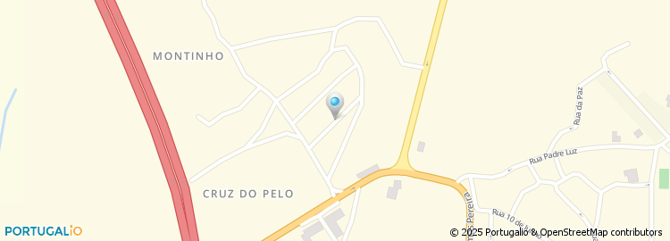 Mapa de Rua Cruz de Pêlo