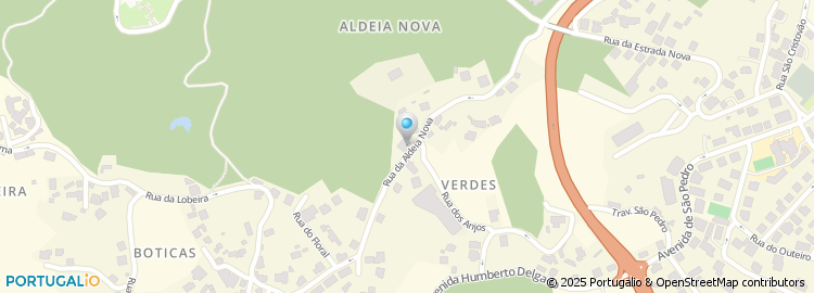 Mapa de Rua da Aldeia Nova