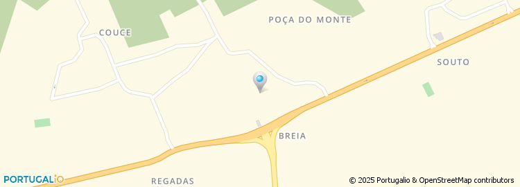 Mapa de Rua da Breia de Cima