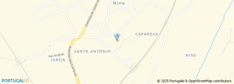 Mapa de Rua da Caparosa