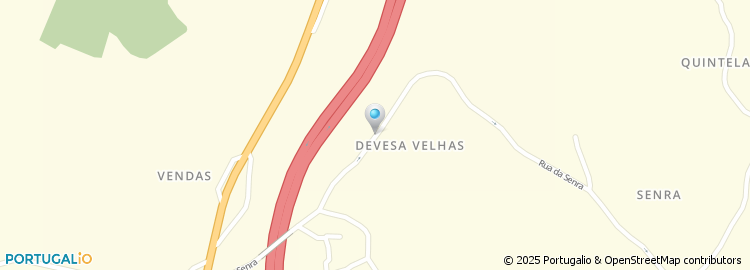 Mapa de Rua da Devesa Velha