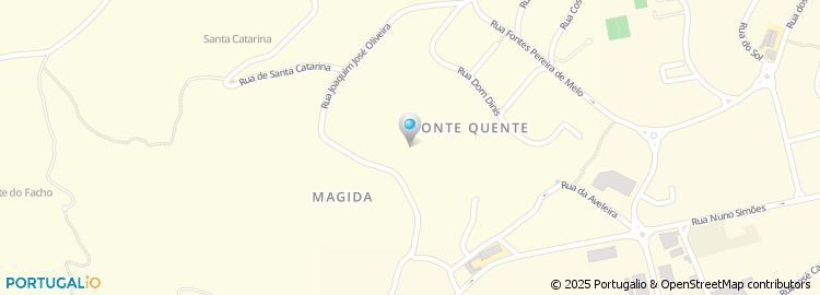 Mapa de Rua da Fonte Quente