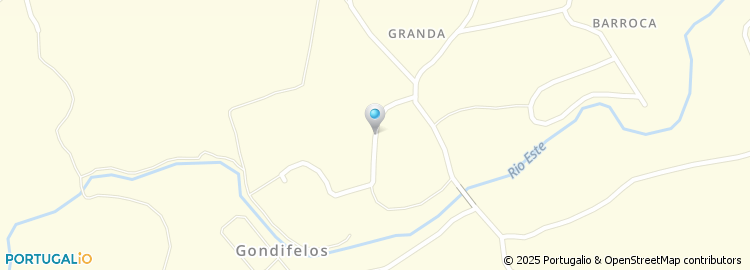 Mapa de Rua da Gandra