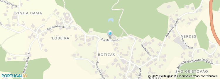 Mapa de Rua da Lobeira